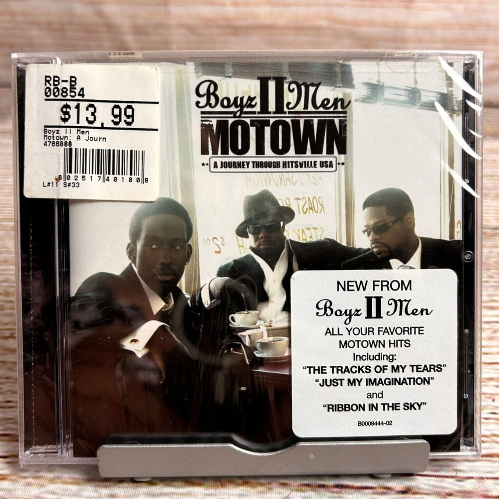 SEALED Boyz II Men Motown A Journey Through Hitsville USA CD 2007 New